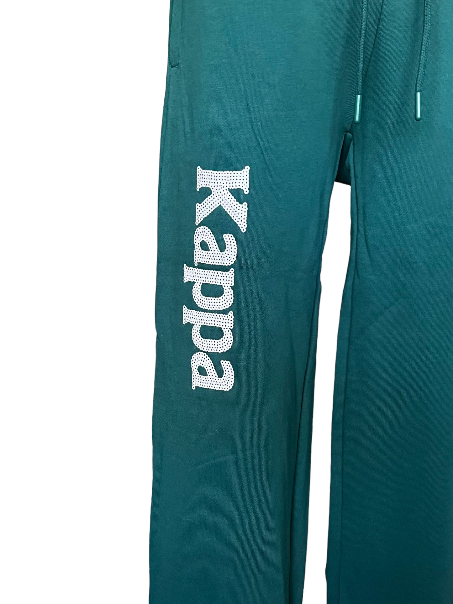 Kappa Size M Green Authentic Glitty Sweatpants
