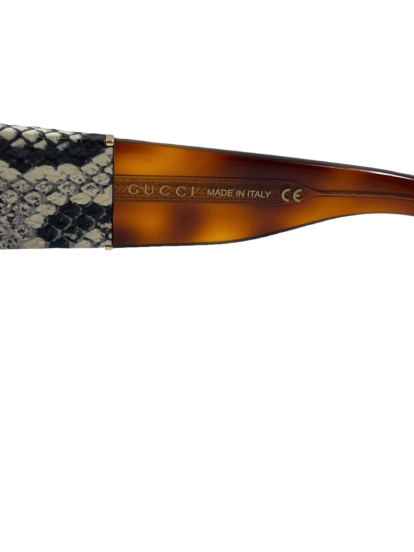 Gucci GG0484S Tortoise Snake Fantasy Sunglasses