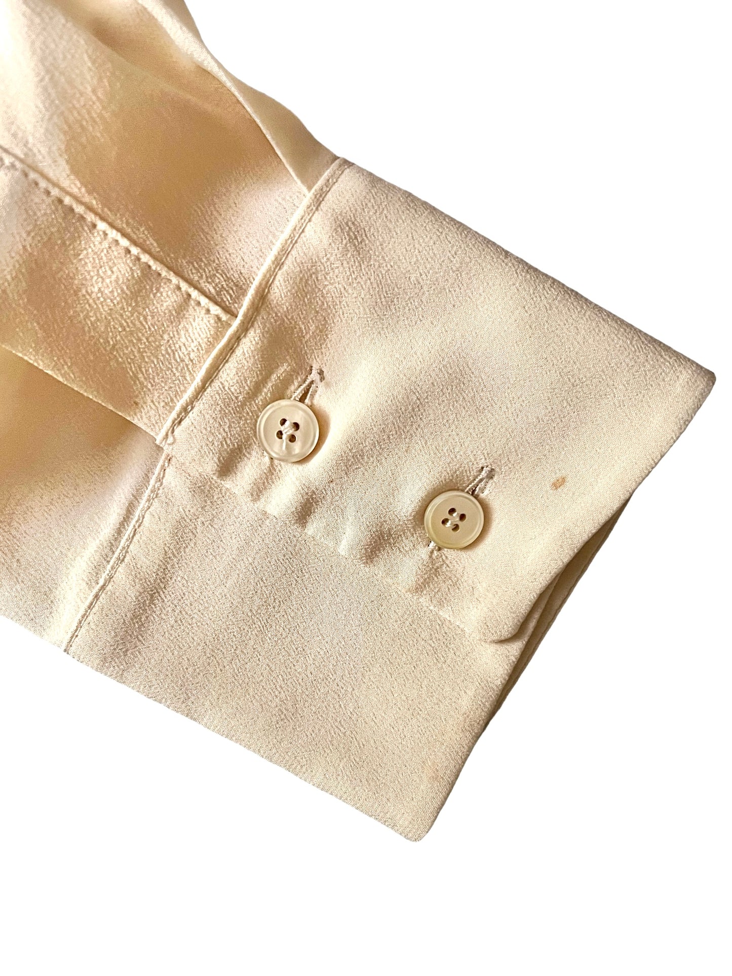 Stella McCartney Silk Crepe Tiger Embroidered Arlo Size 36 Button Down Shirt