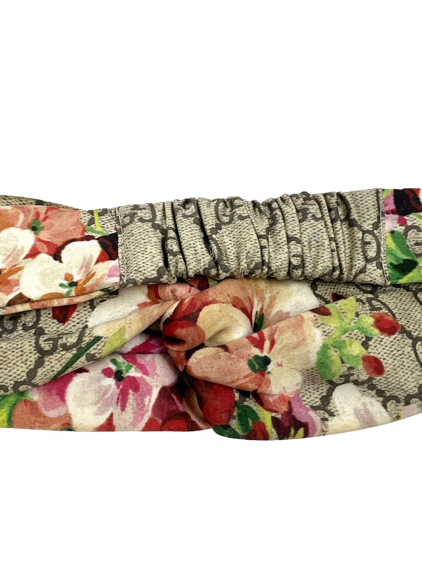 Gucci GG Logo Silk Floral Blooms Headband