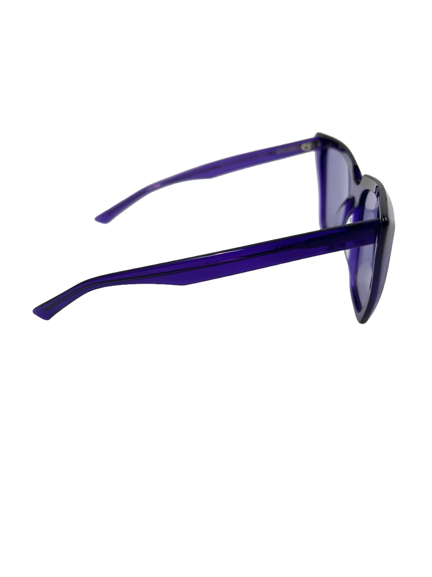 Balenciaga BB0046S 55mm Purple Squared Cat Eye Sunglasses