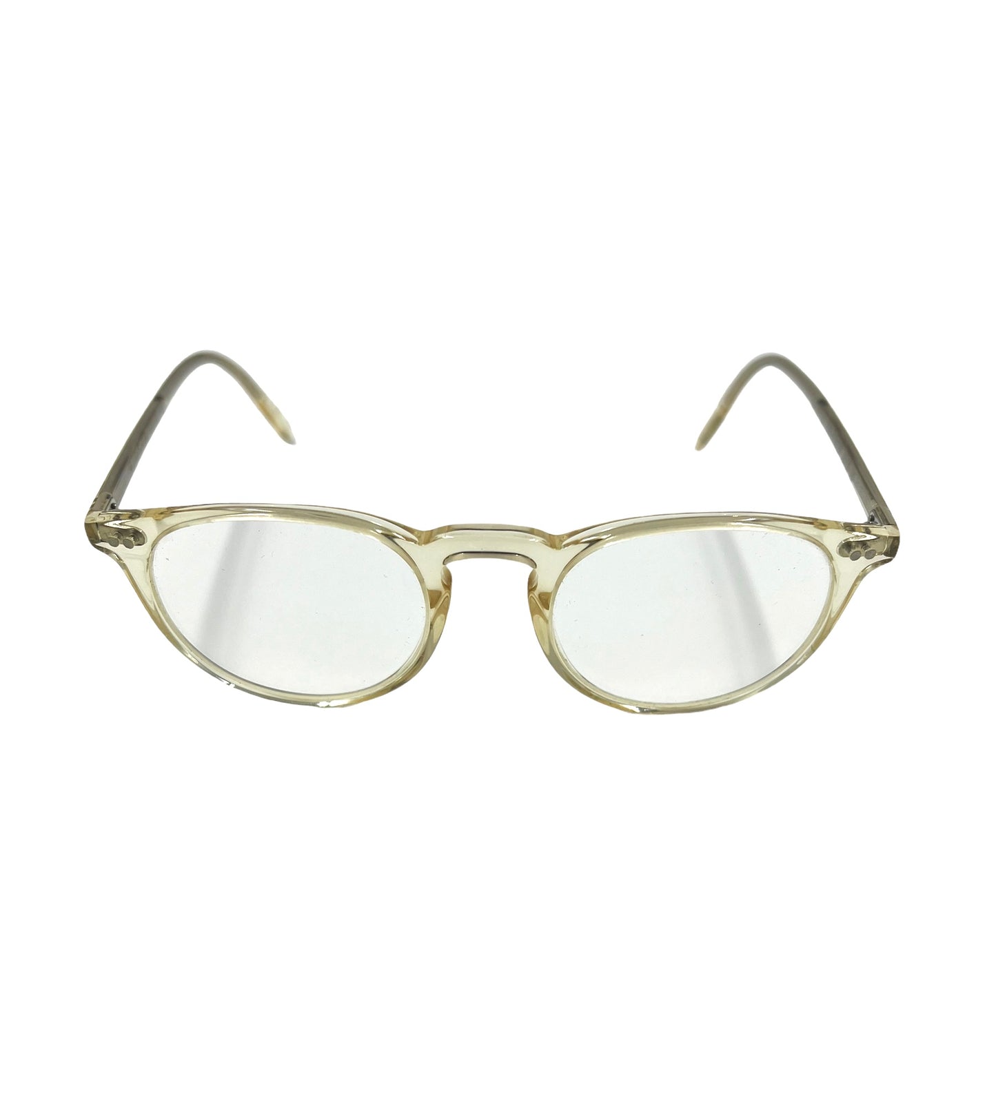 Oliver Peoples Riley-R Beige Opaque Eyeglasses