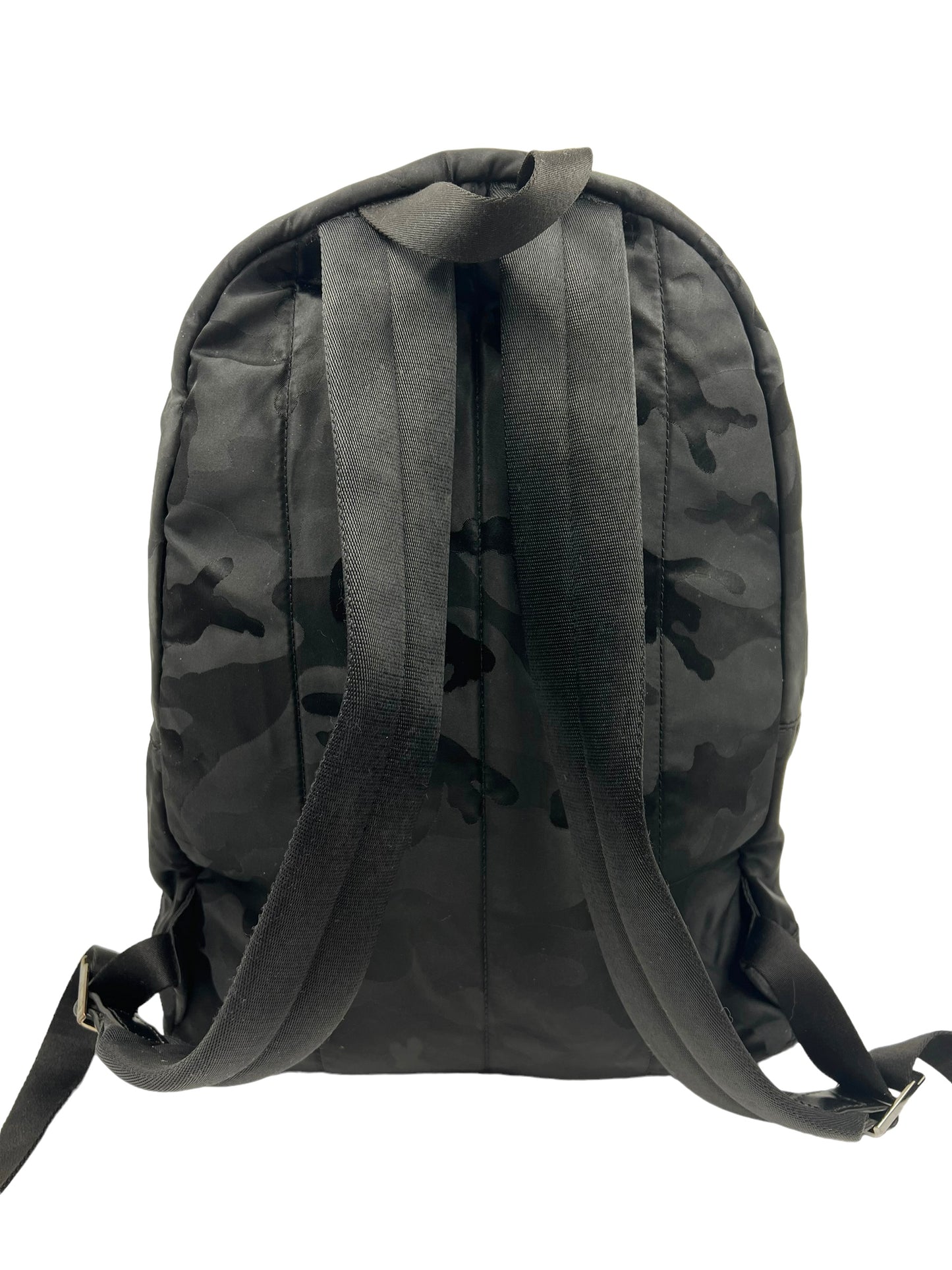 Michael Kors Black Kent Camo Nylon Tech Backpack