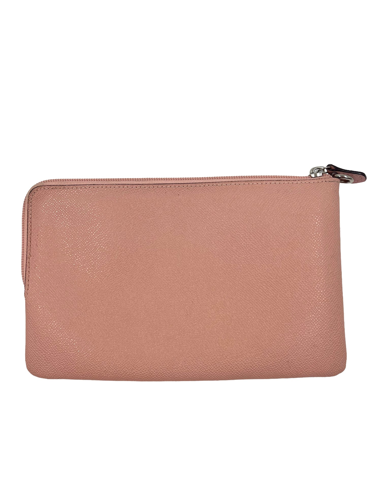 Coach Pink Storypatch Large Wristlet Pouch