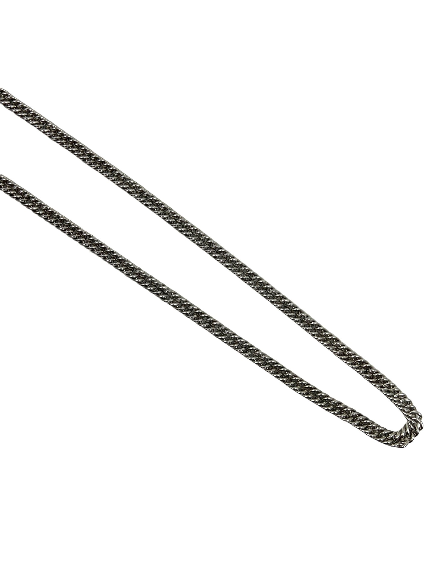 Balenciaga Silver Bb Chain Wallet Glitter Bag