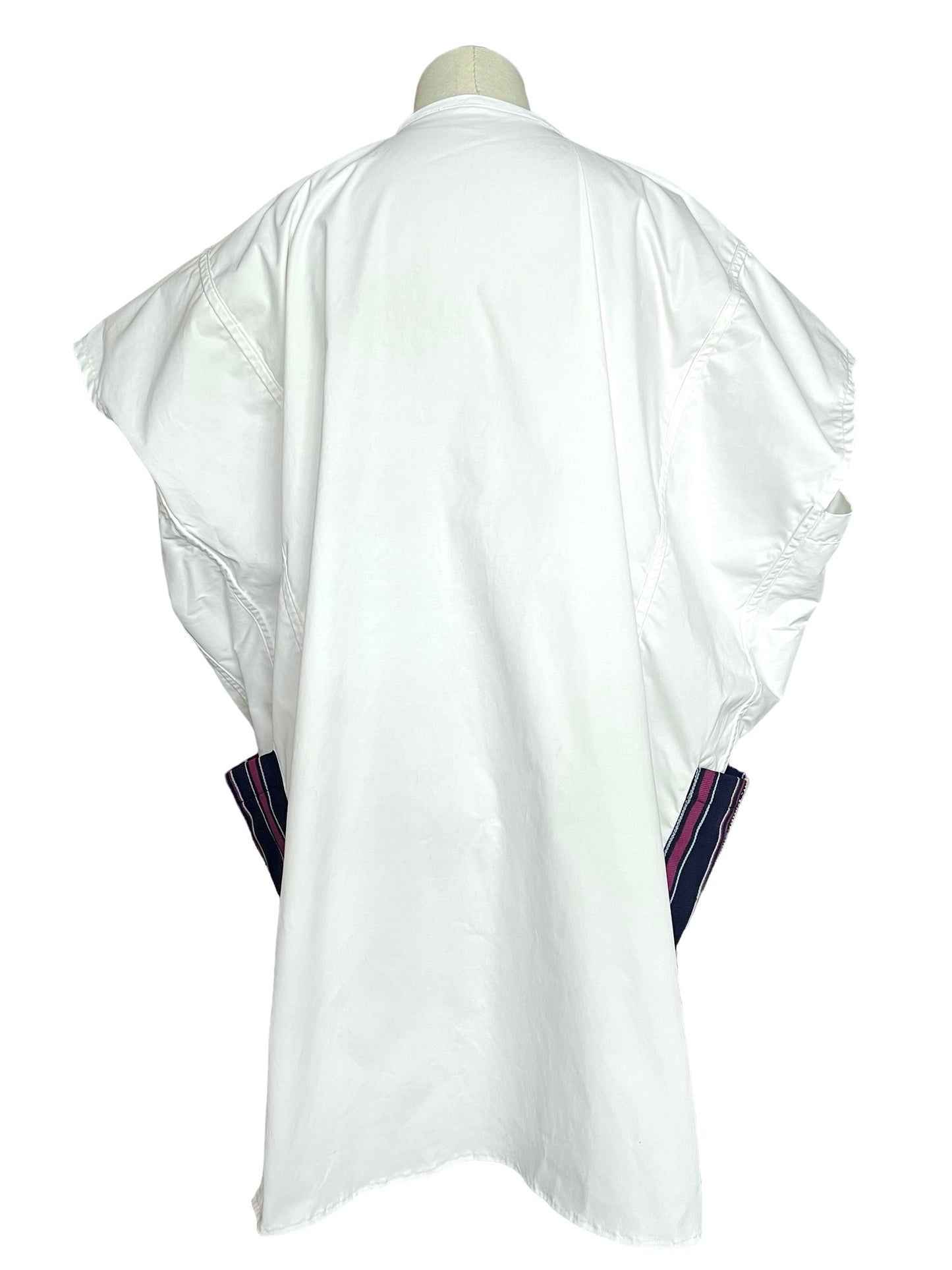 White OS Graphic Tunic Dress
