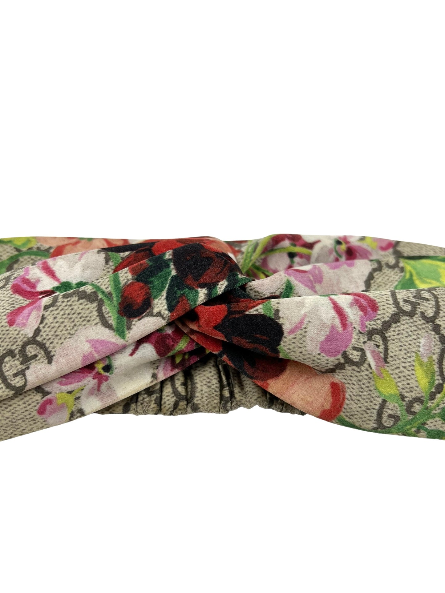 Gucci GG Logo Silk Floral Blooms Headband