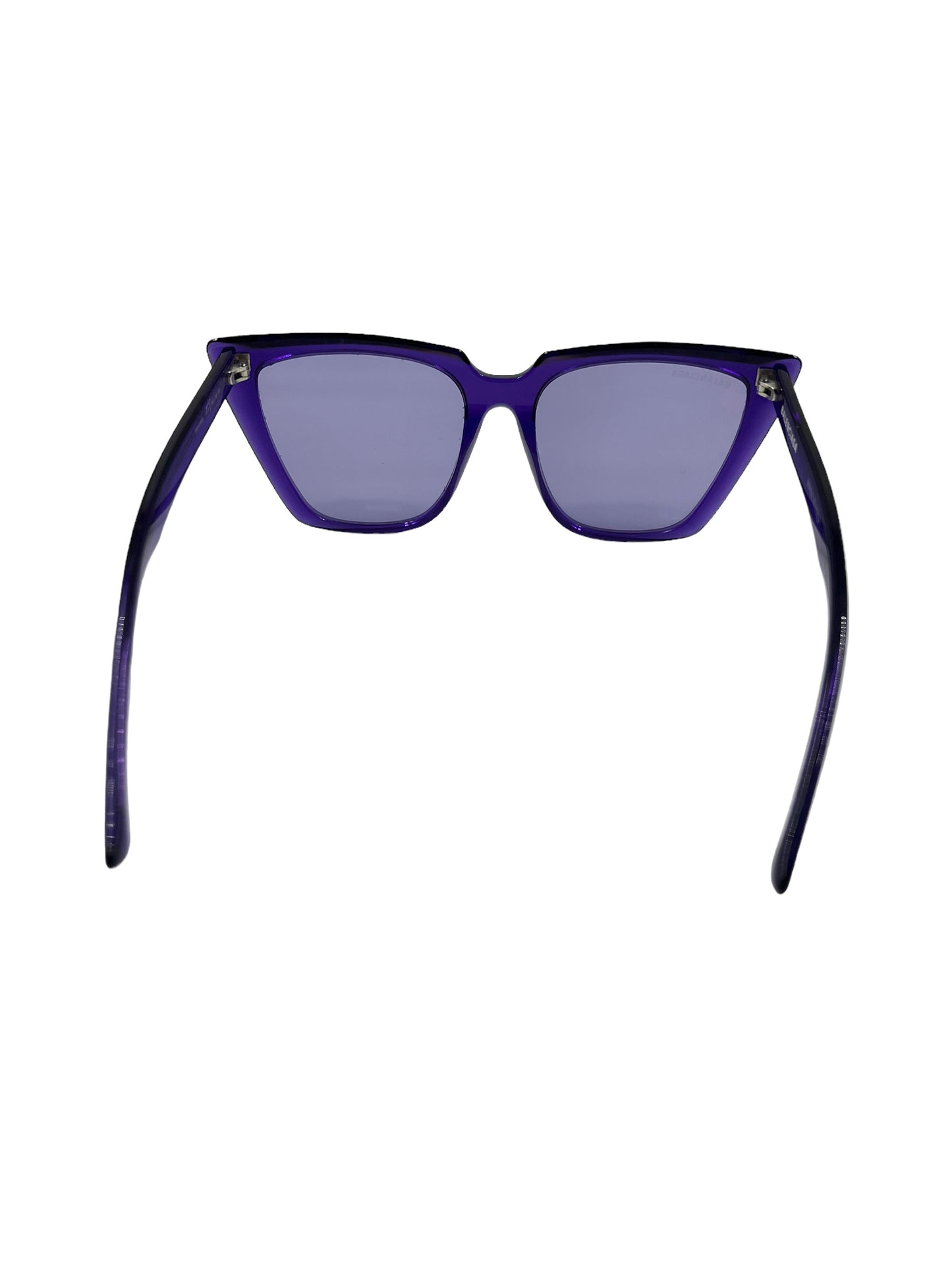 Balenciaga BB0046S 55mm Purple Squared Cat Eye Sunglasses