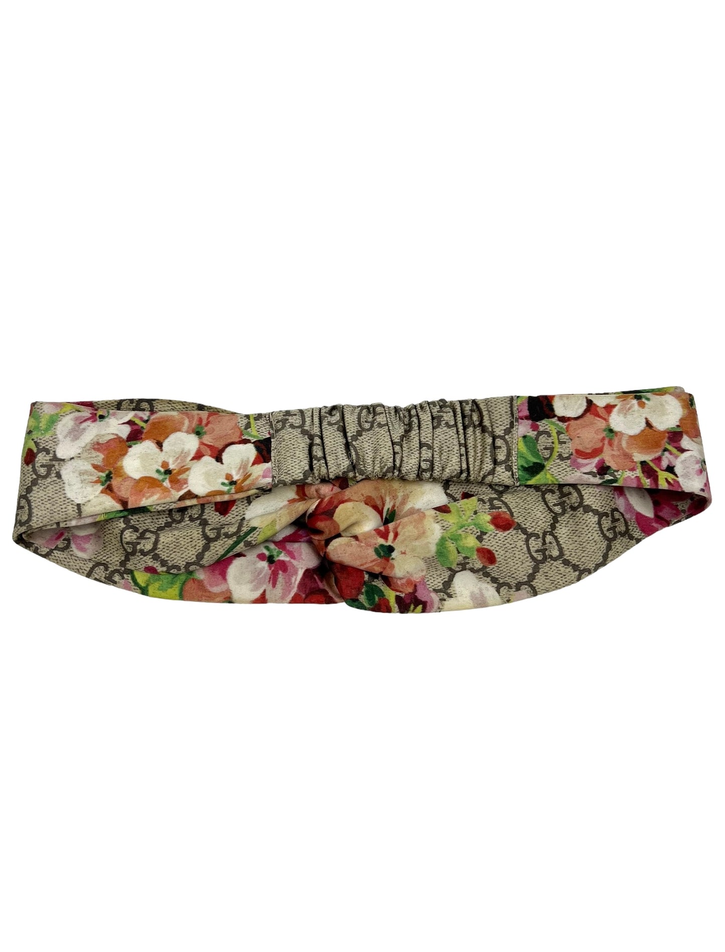 Gucci GG Logo Silk Floral Blooms Headband