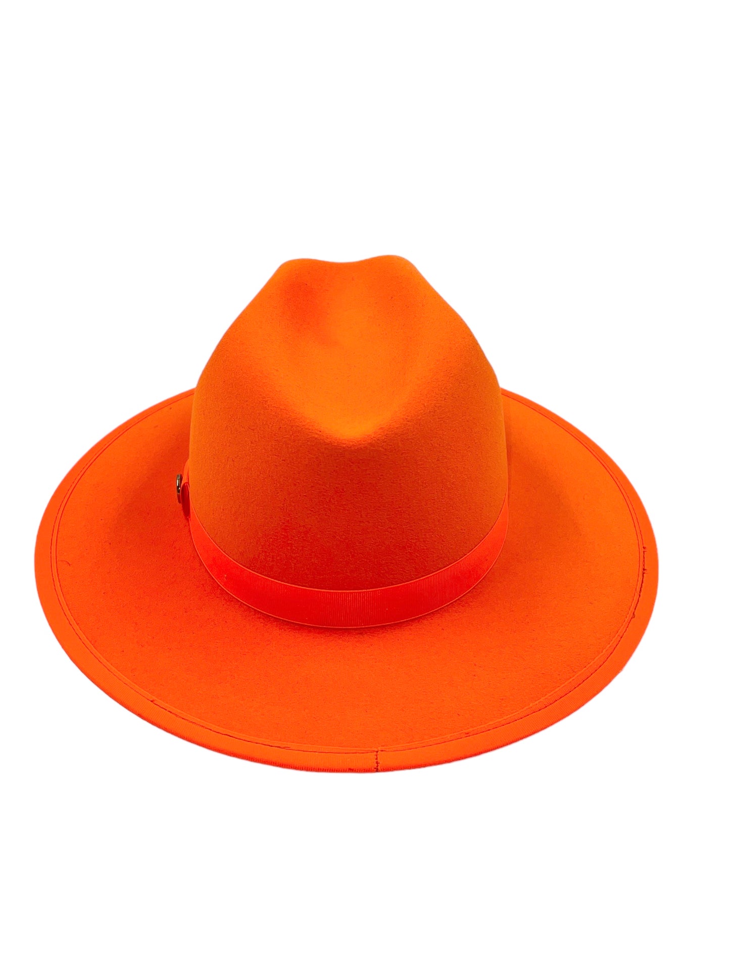 Keith James Size Large Tiger Orange Queen Fedora