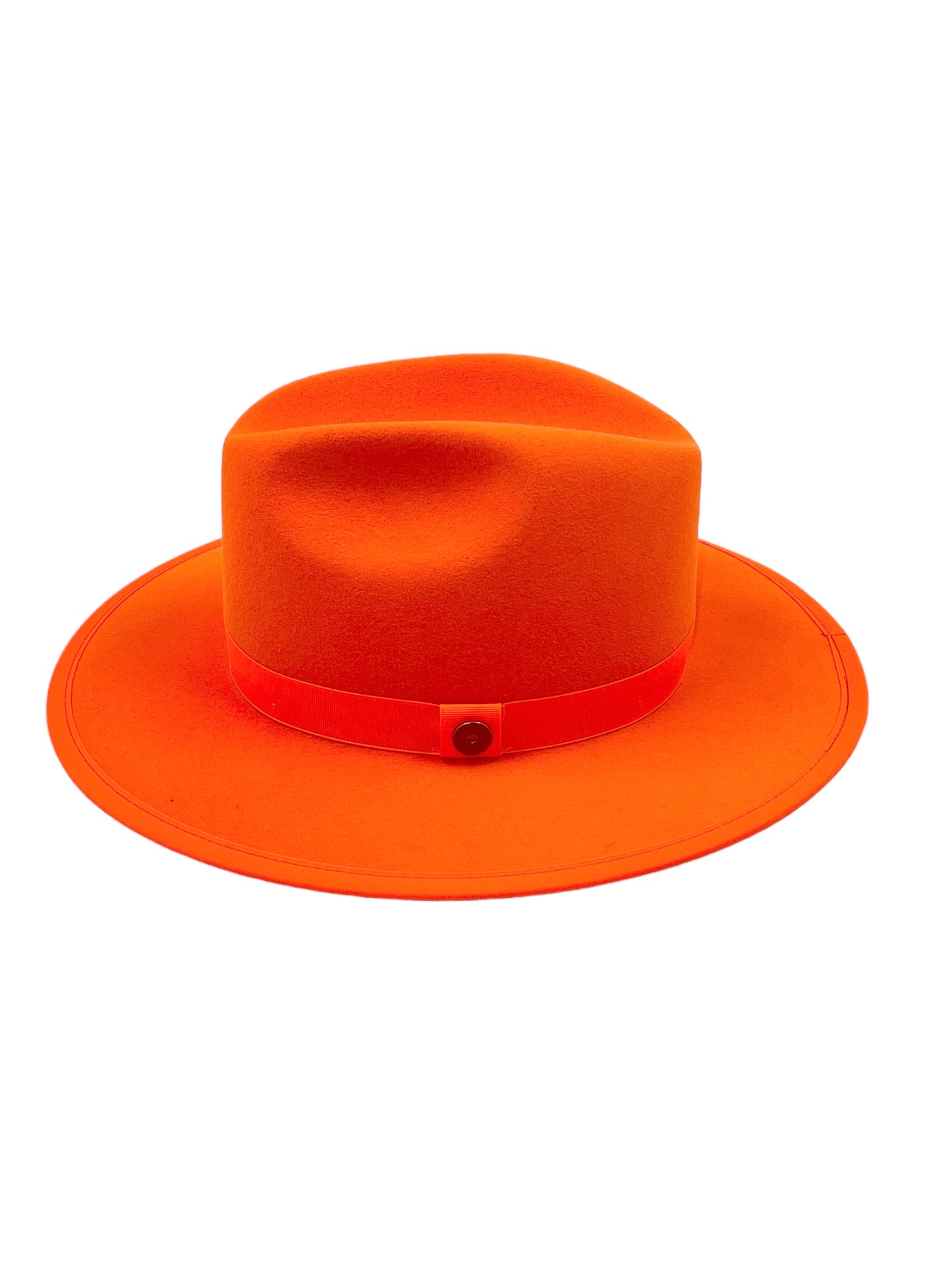 Keith James Size Large Tiger Orange Queen Fedora