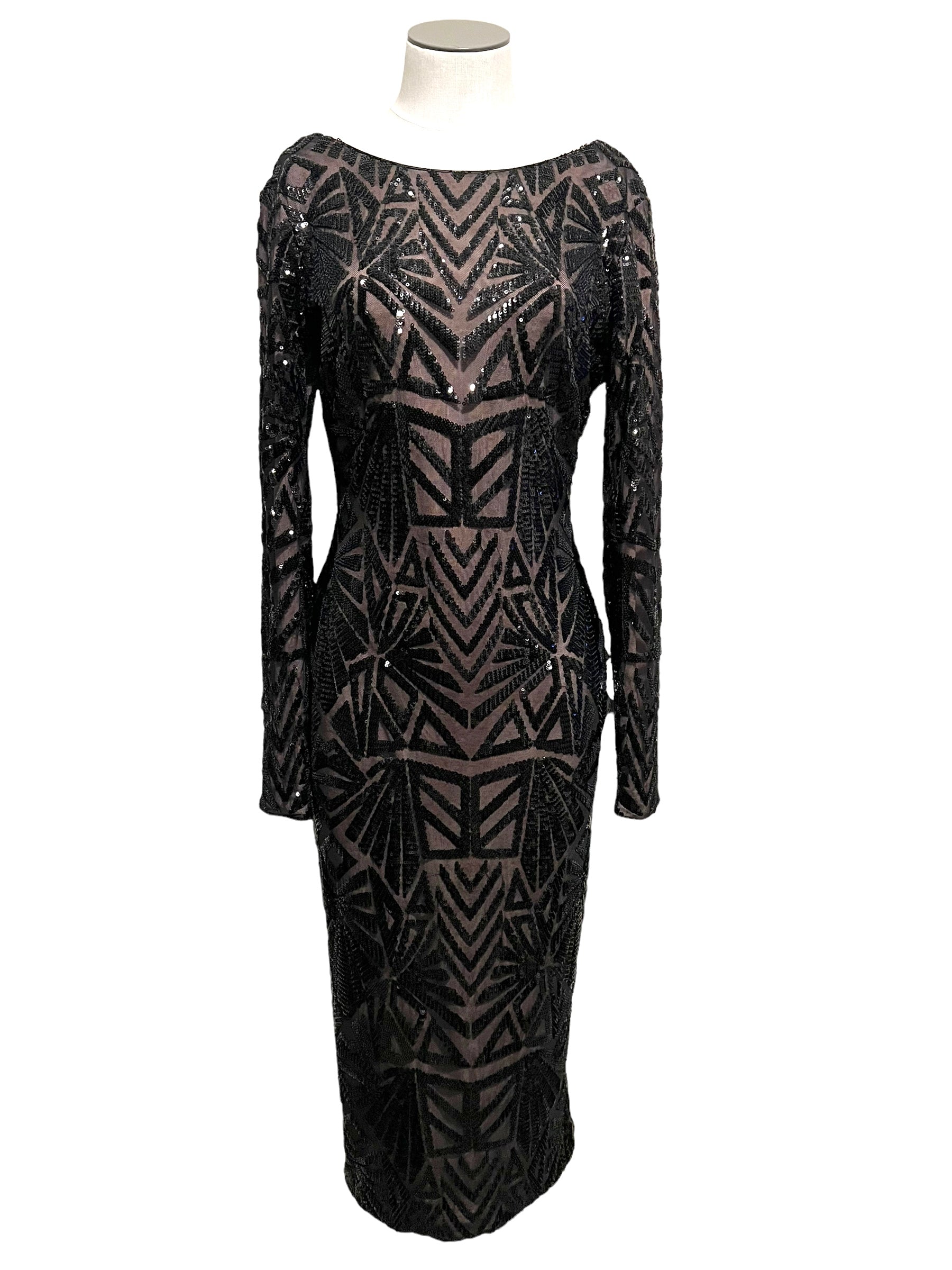 dress the population black Dress the Population Size M Black Sequin Emery Dress – Shop Luxe Society