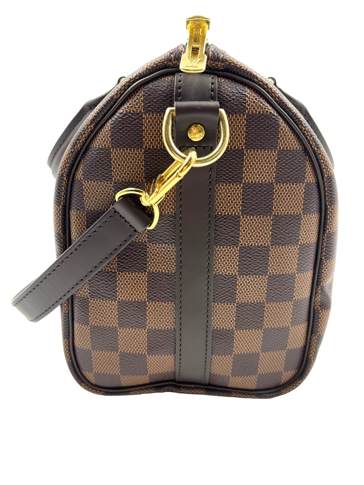 Louis Vuitton Damier Ebene Speedy 25 Bandouliere Handbag