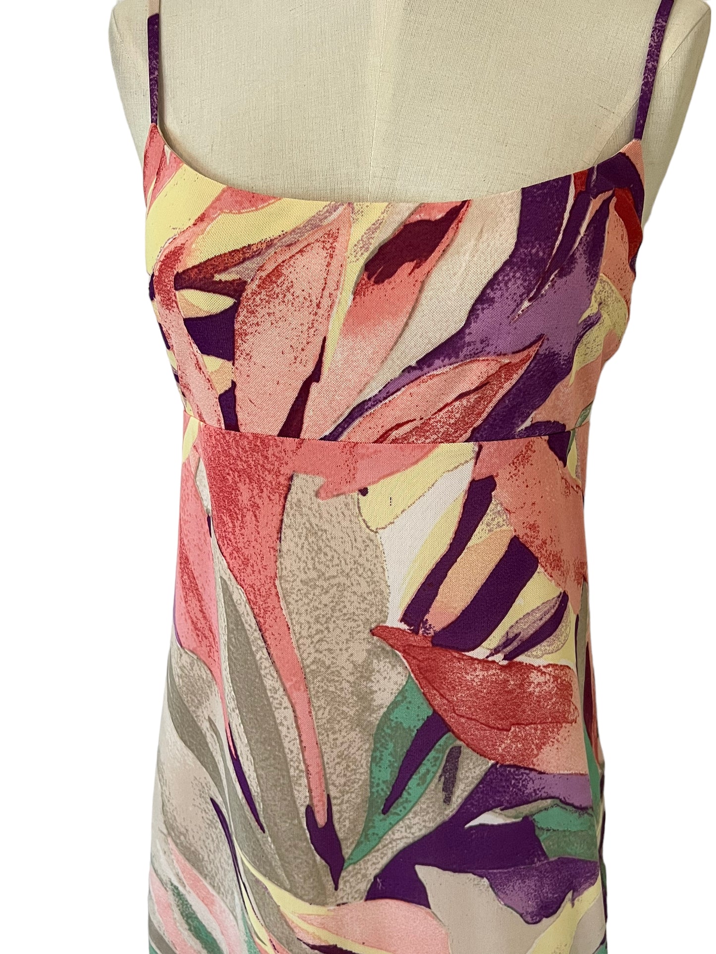 Wayf Size M Pink Floral Dress