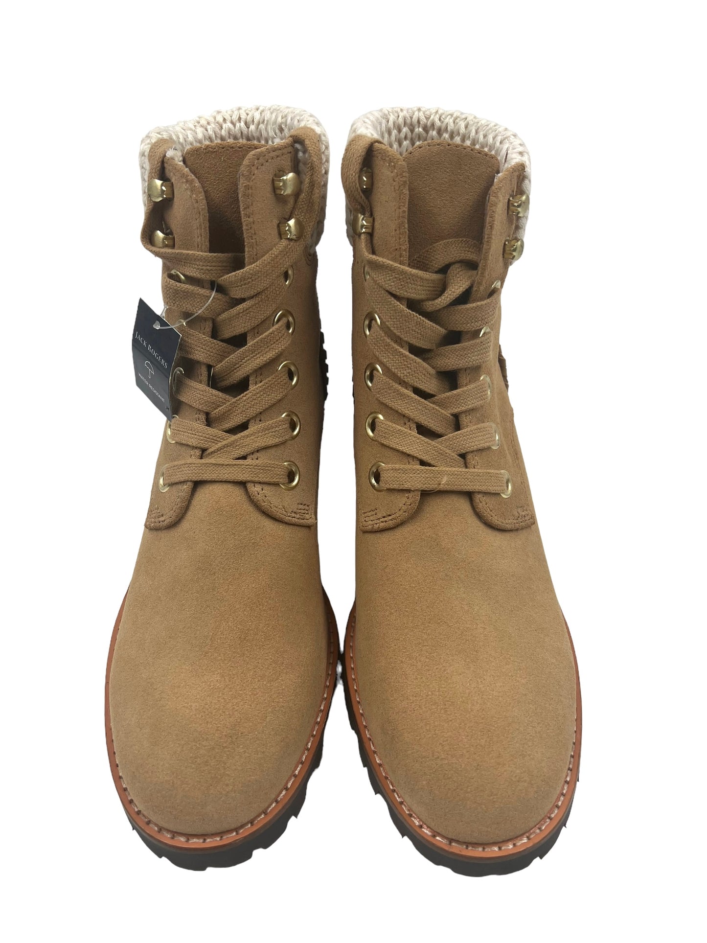 Jack Rogers Size 9 Tan Suede Harper Hiker Boots