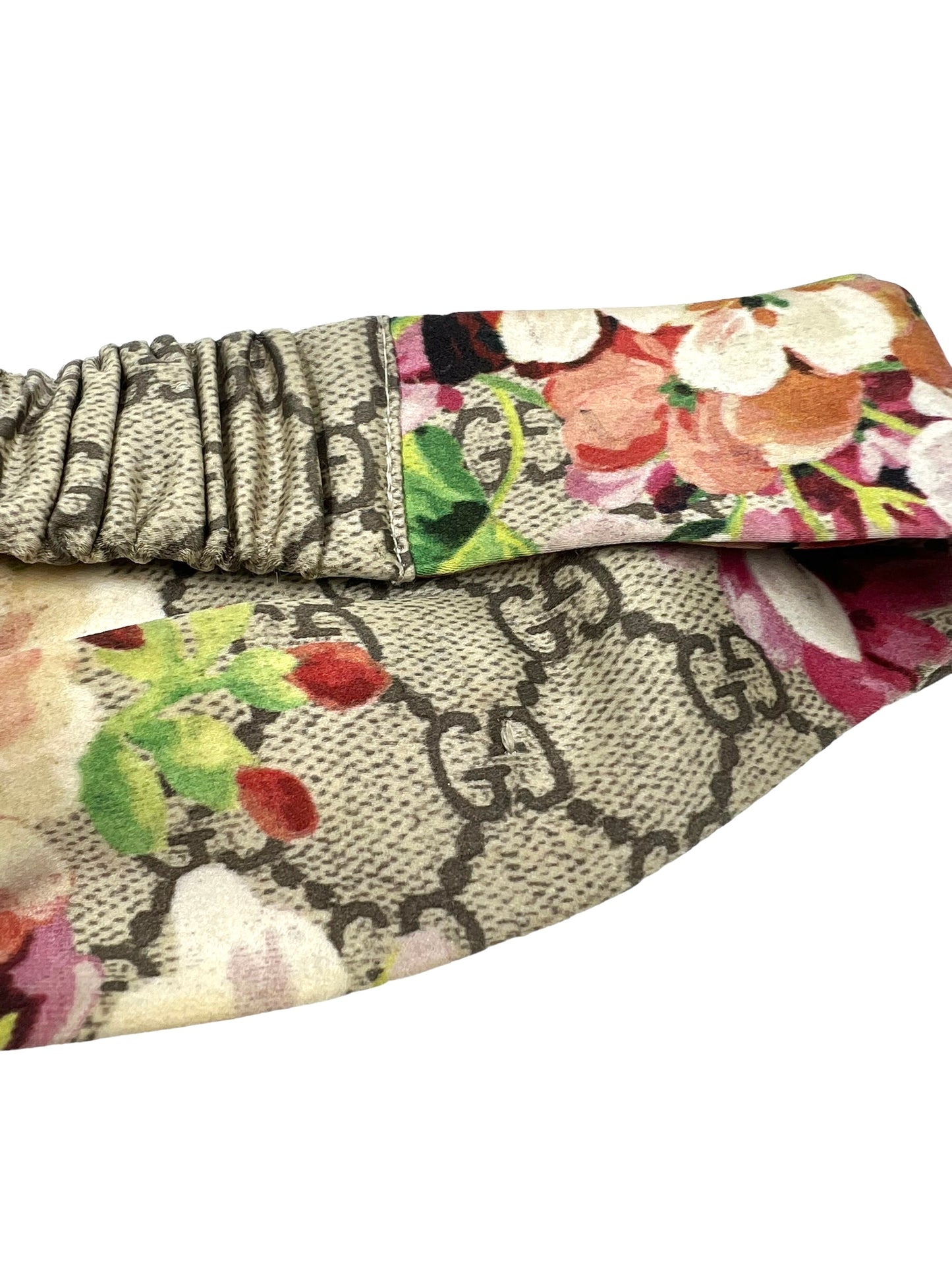 Gucci GG Logo Silk Floral Blooms Headband