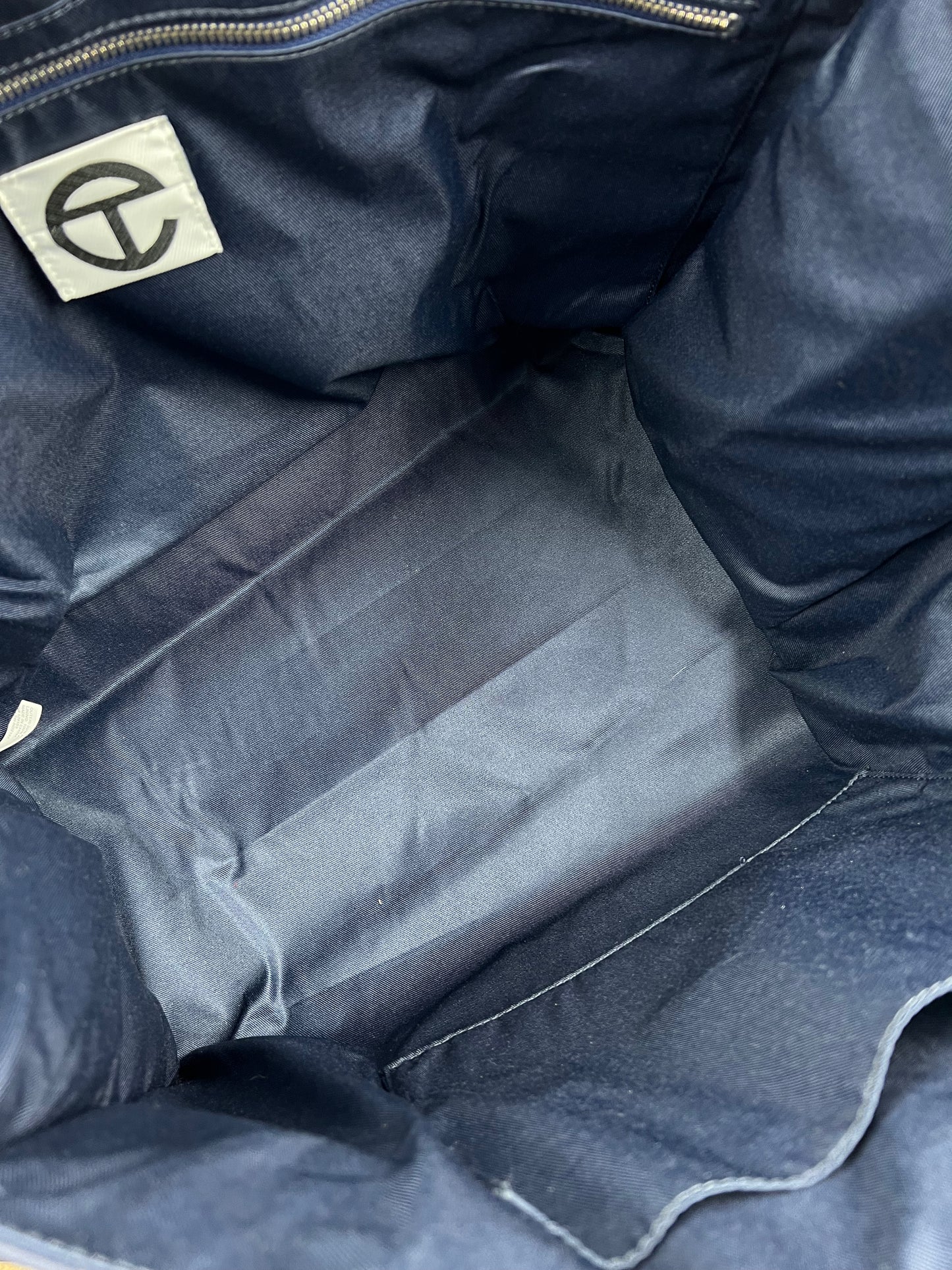 Telfar Navy Large Shopping Tote