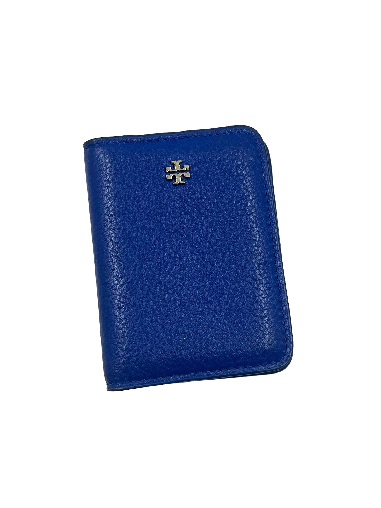 Tory Burch Blue Leather Cardholder