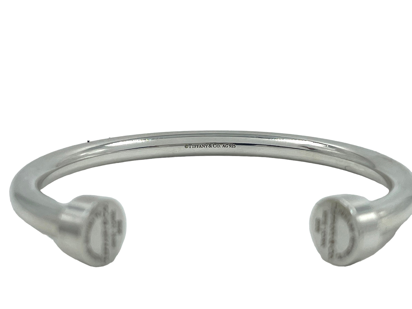 Tiffany & Co. Sterling Silver Narrow Circle Edge Cuff