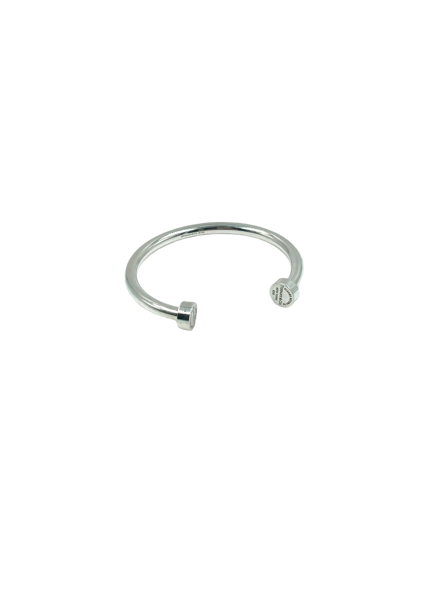 Tiffany & Co. Sterling Silver Narrow Circle Edge Cuff