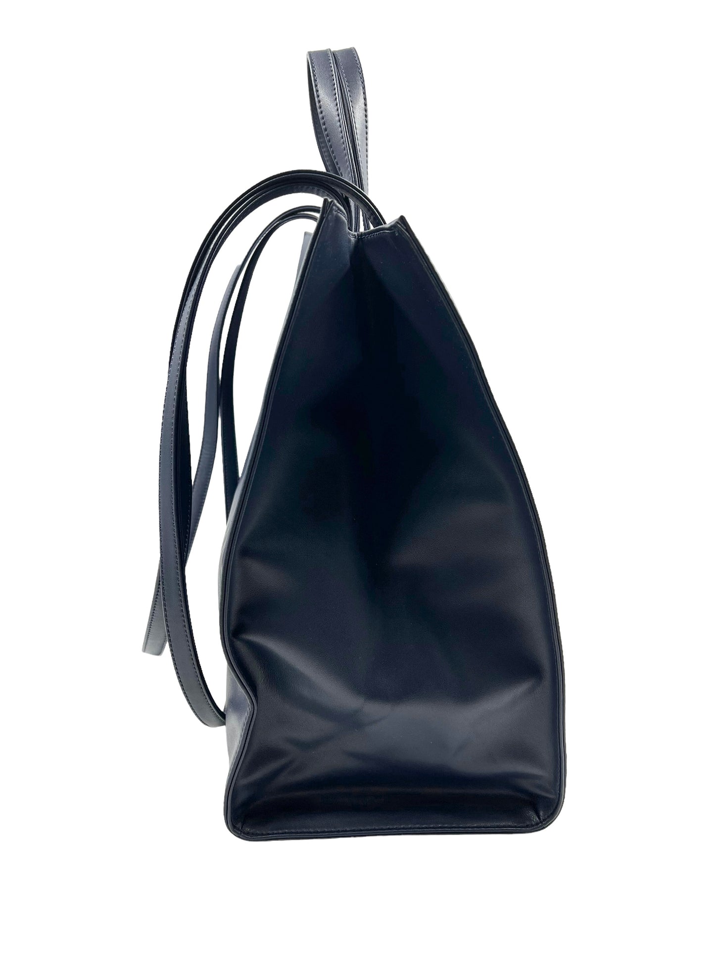 Telfar Navy Large Shopping Tote