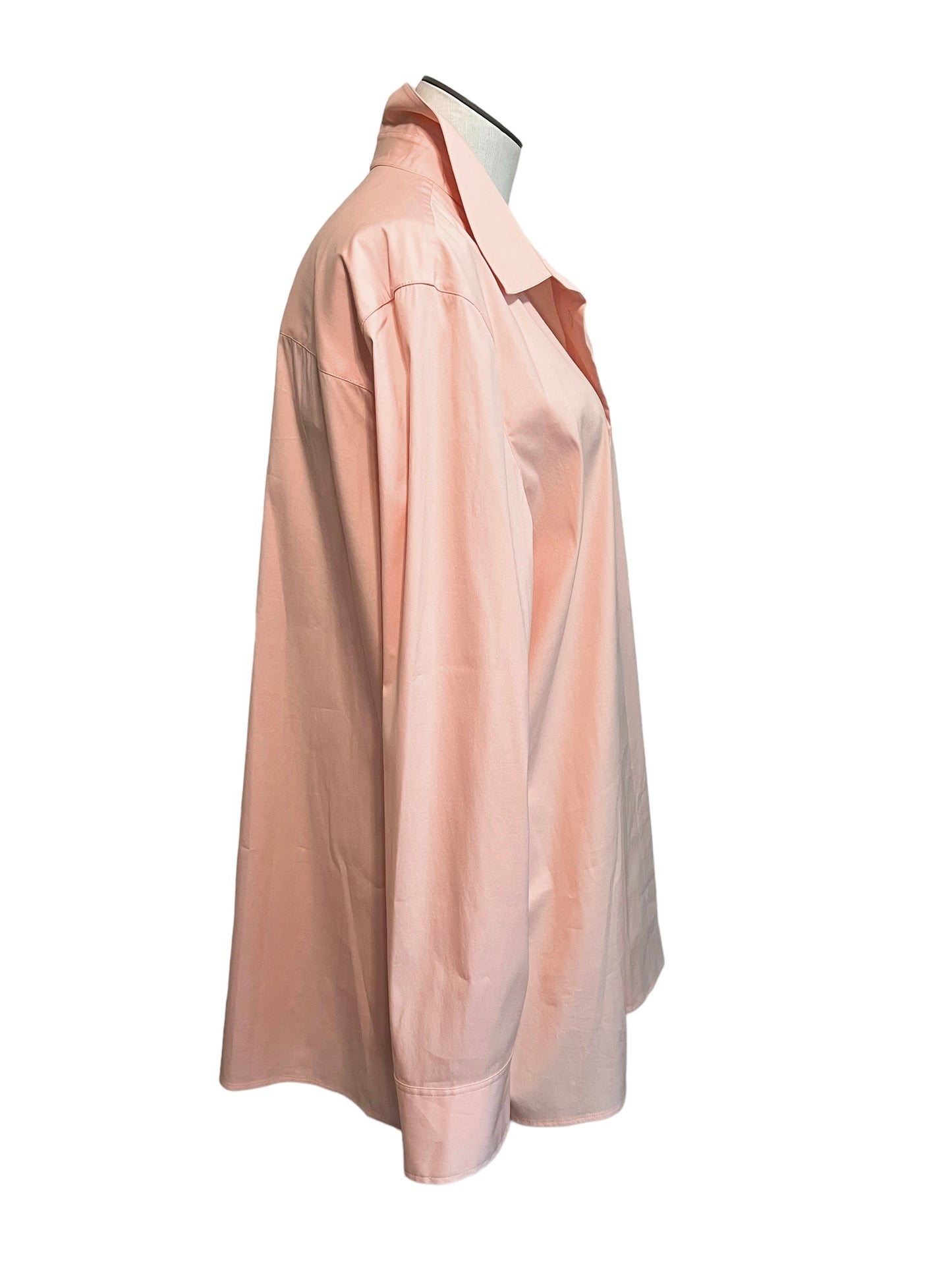 Lafayette 148 Size XL Peach Blouse