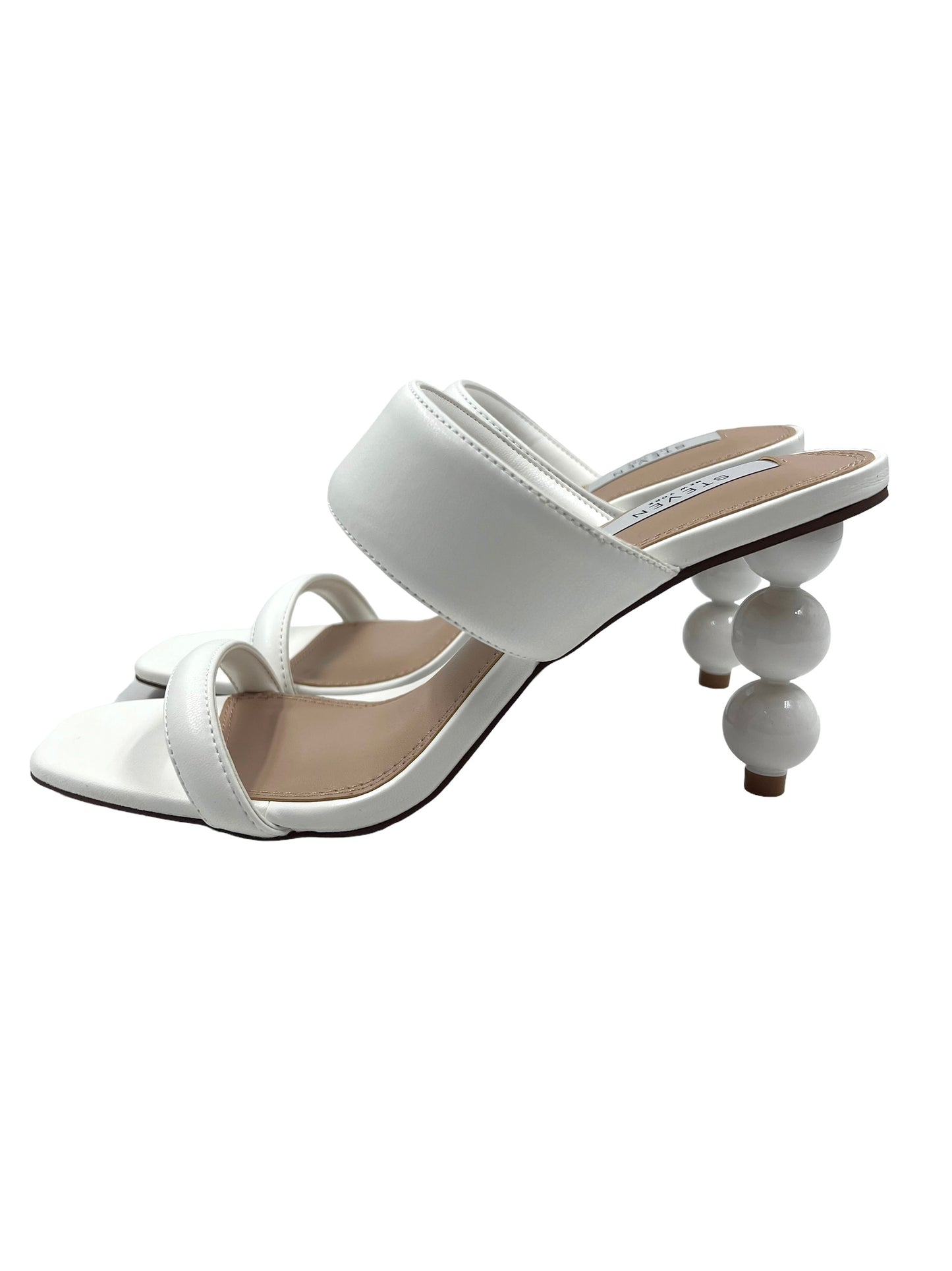 Steven by Steve Madden Size 10 White Jeann Heels