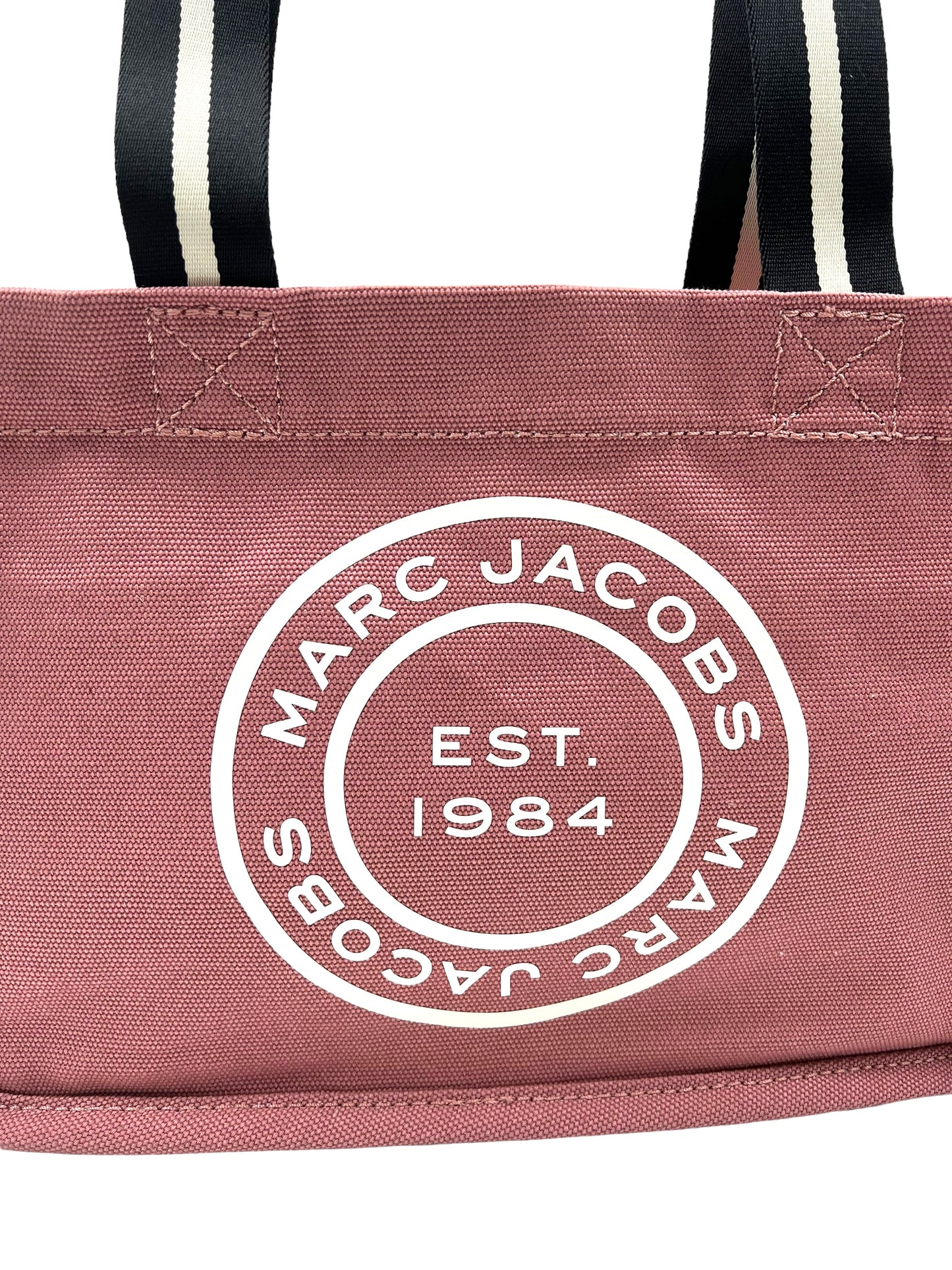 Marc Jacobs Dusty Rose Medium Signet Canvas Tote