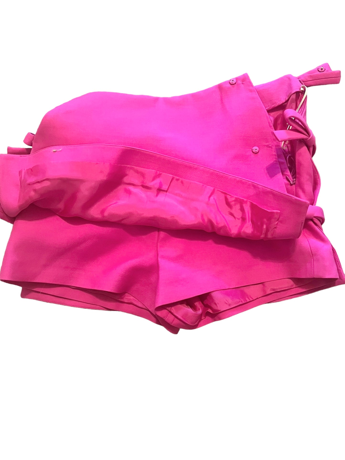 Valentino Size 38 Pink PP by Valentino Crepe Couture Bow Skort