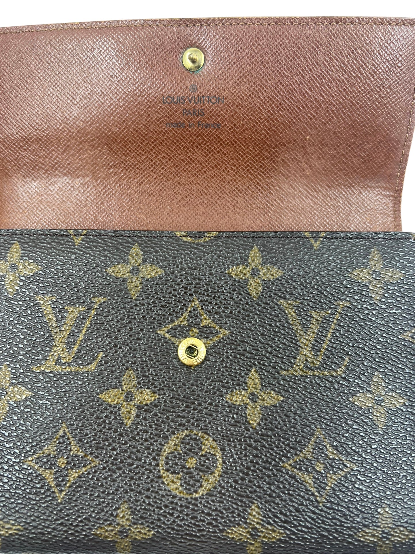 Louis Vuitton Monogram Compact Porte Tresor Etui Papiers Wallet