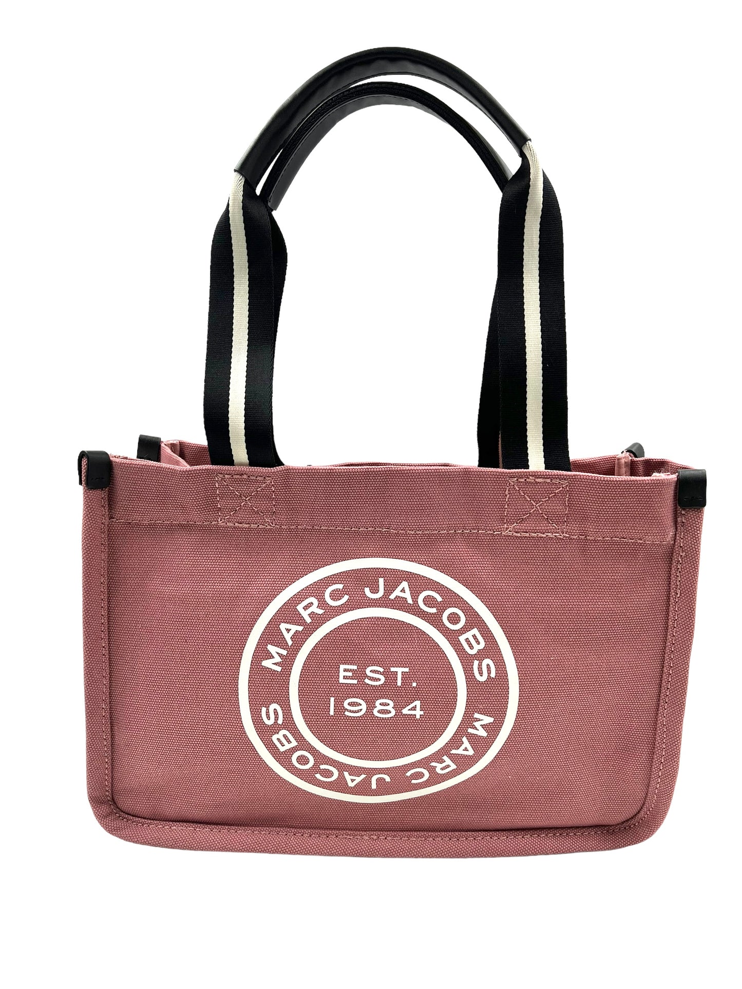 Marc Jacobs Dusty Rose Medium Signet Canvas Tote