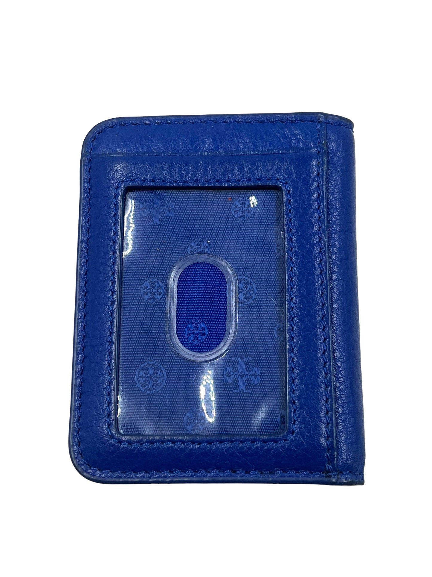 Tory Burch Blue Leather Cardholder