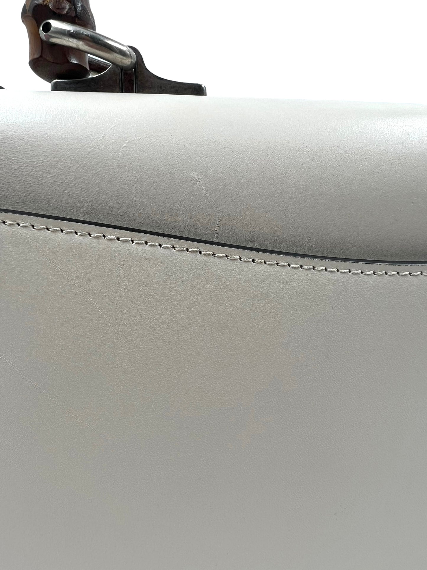 Gucci Cream Leather Small Lilith Top Handle Bag