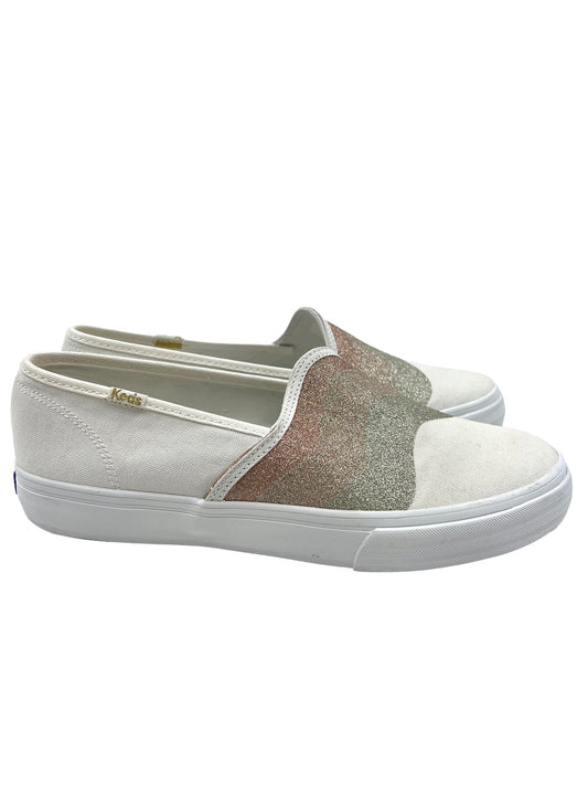 Keds Size 8.5 Off White Double Decker Wave Sneakers