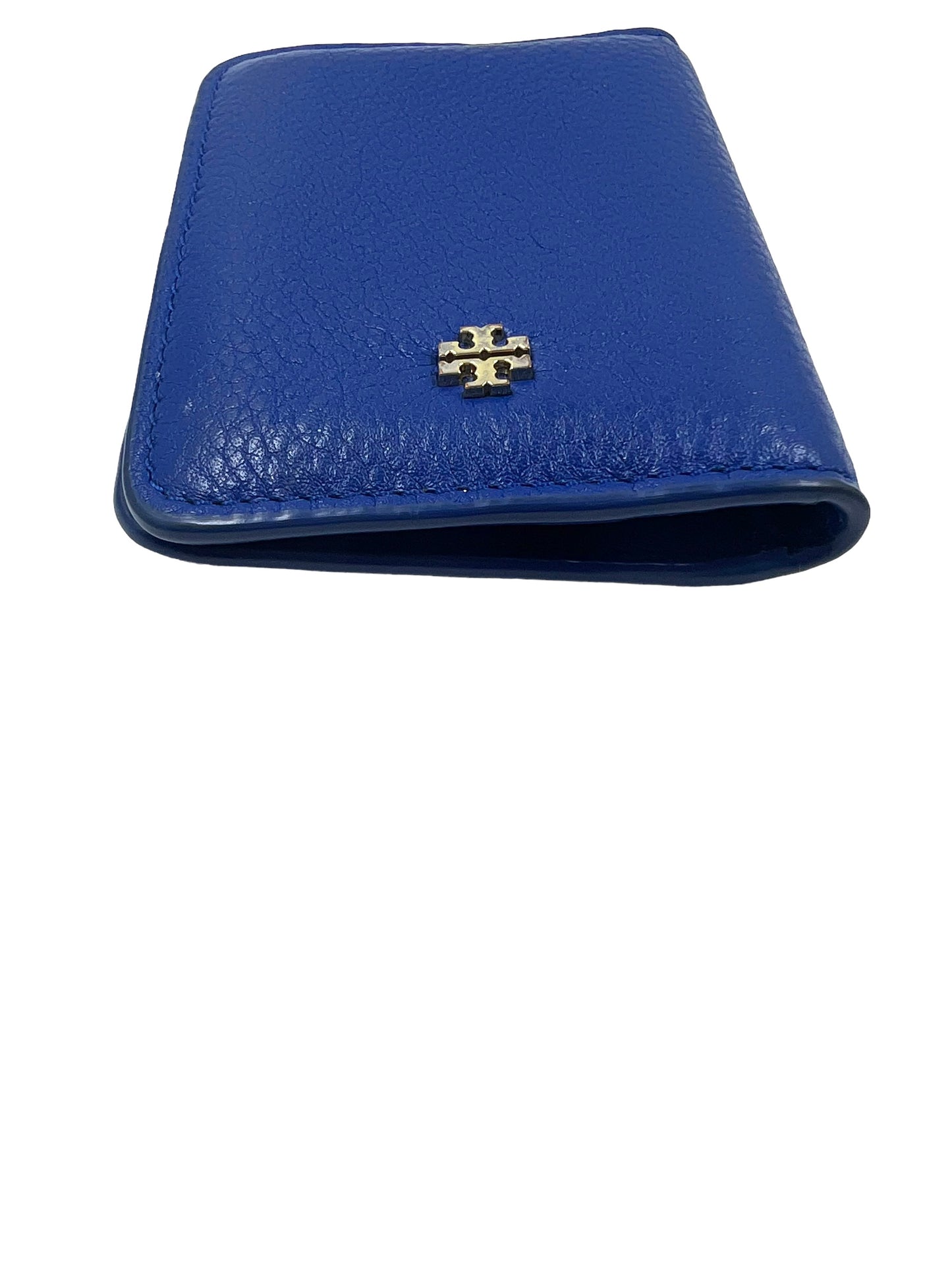 Tory Burch Blue Leather Cardholder