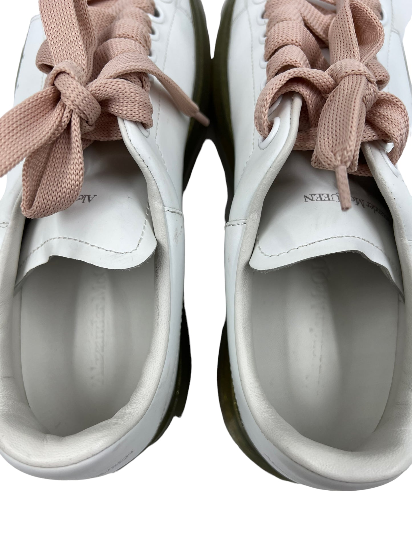 Alexander McQueen Size 39 White 'Larry' Sneakers