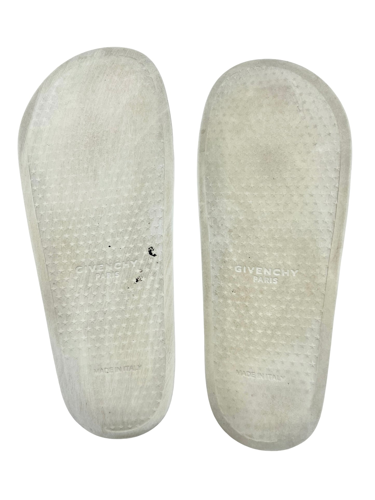 Givenchy Size 41 White Pool Slides