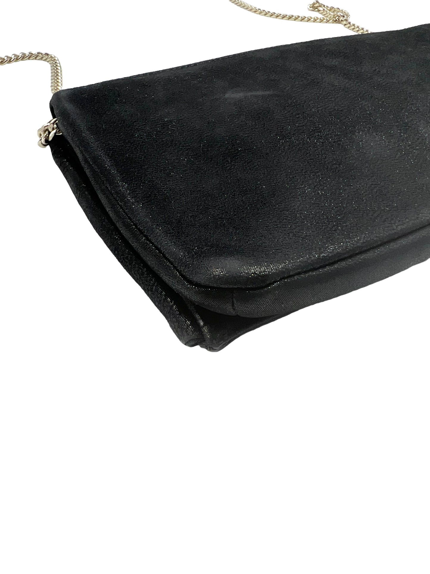 Reiss Black Beau Suede Clutch