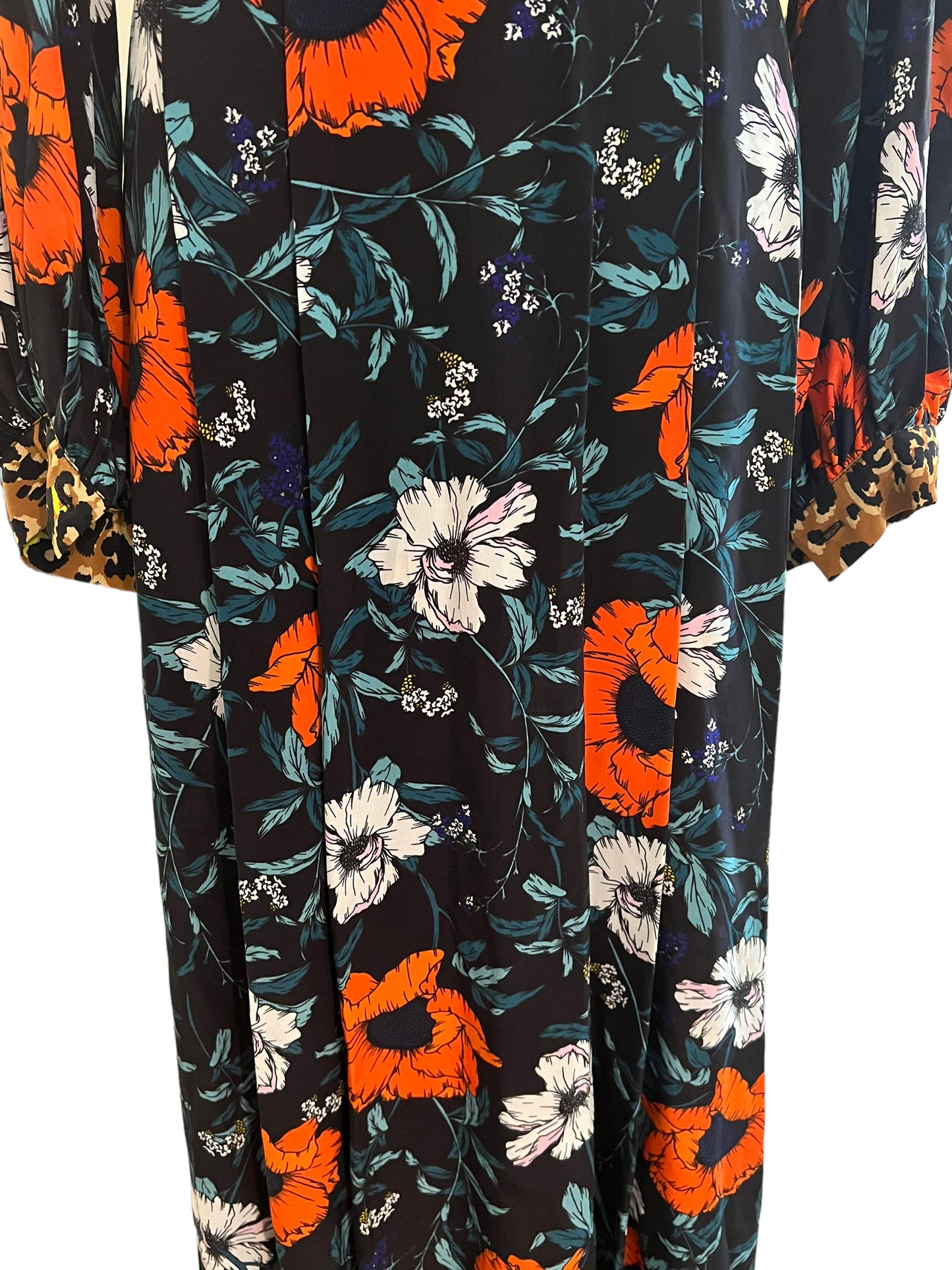 Hunter Bell Size 6 Silk Mixed Print Dress