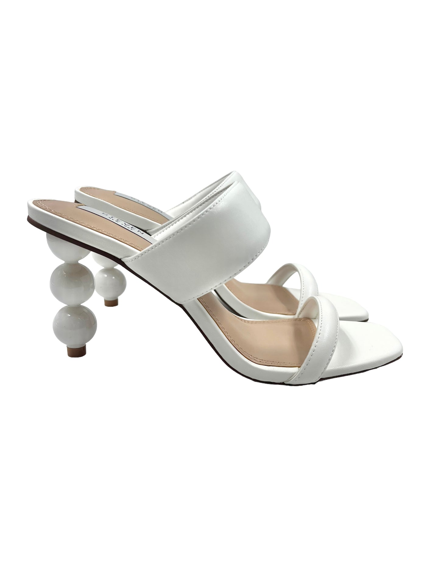 Steven by Steve Madden Size 10 White Jeann Heels