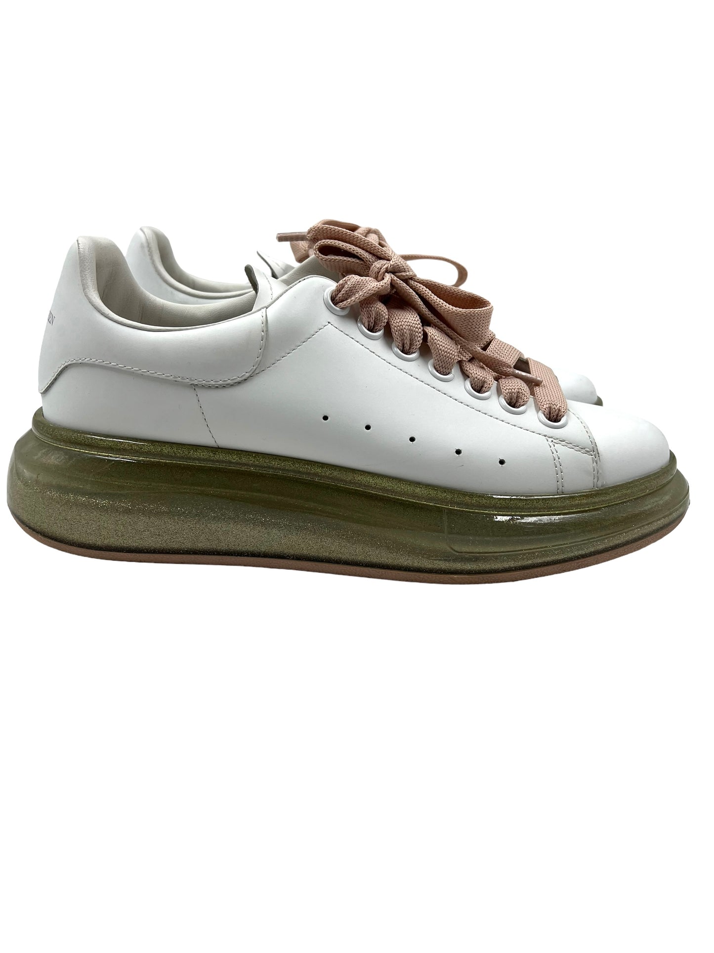 Alexander McQueen Size 39 White 'Larry' Sneakers