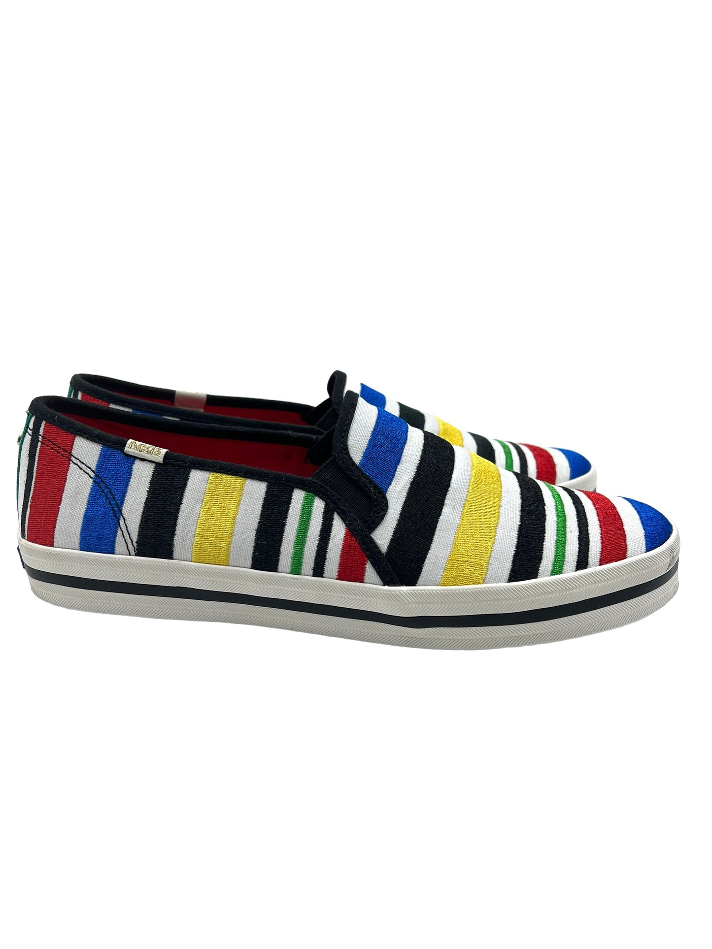 Keds x Kate Spade Stripe Size 10 Slip On Sneakers