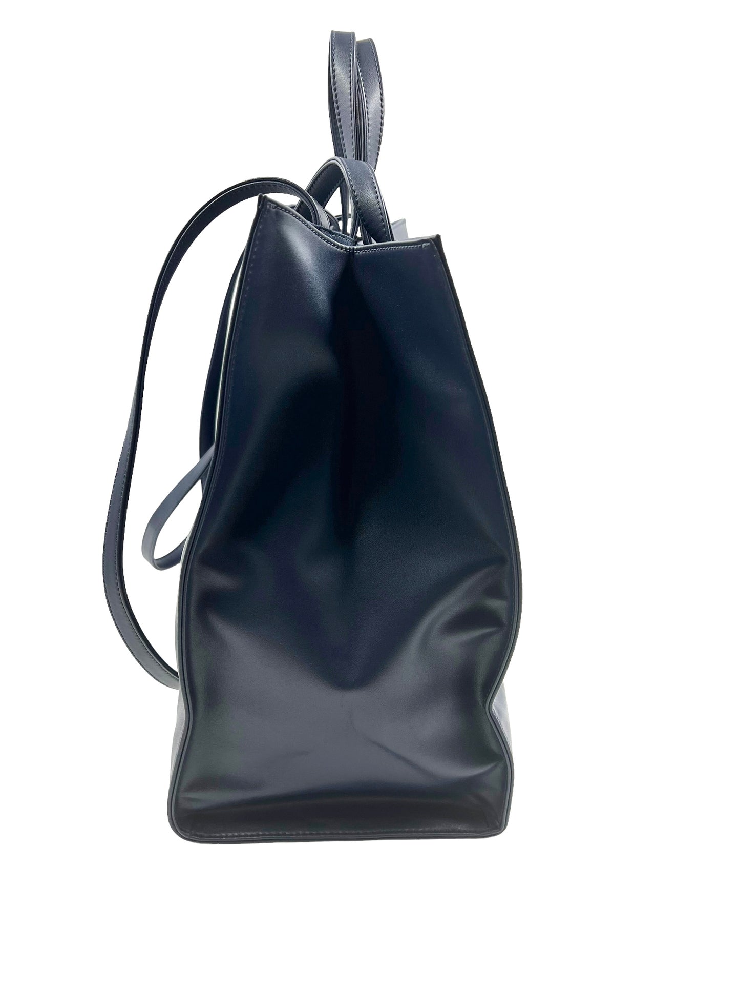 Telfar Navy Large Shopping Tote