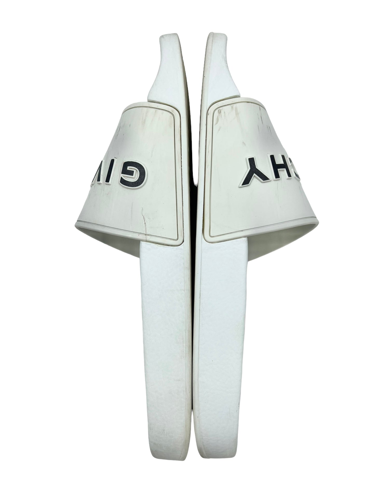 Givenchy Size 41 White Pool Slides