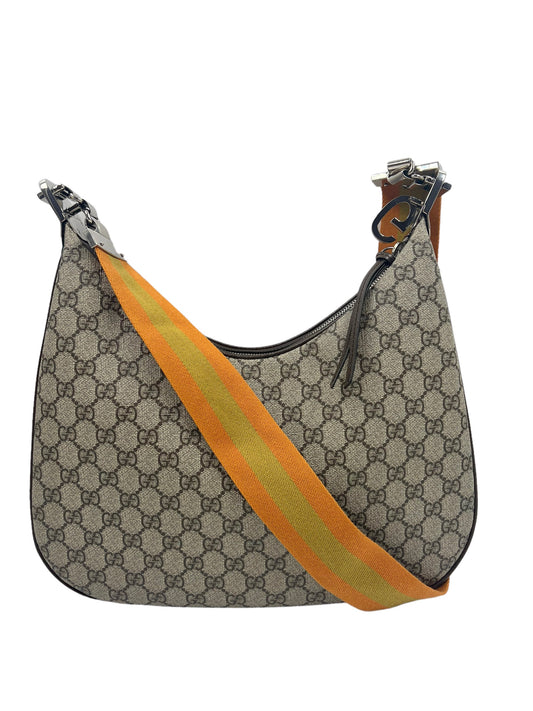 Gucci Large GG Attache Shoulder Bag