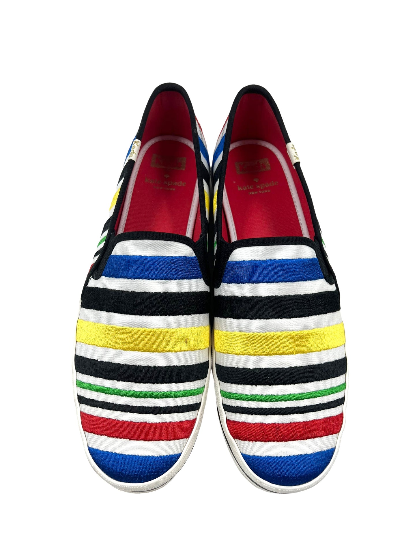 Keds x Kate Spade Stripe Size 10 Slip On Sneakers