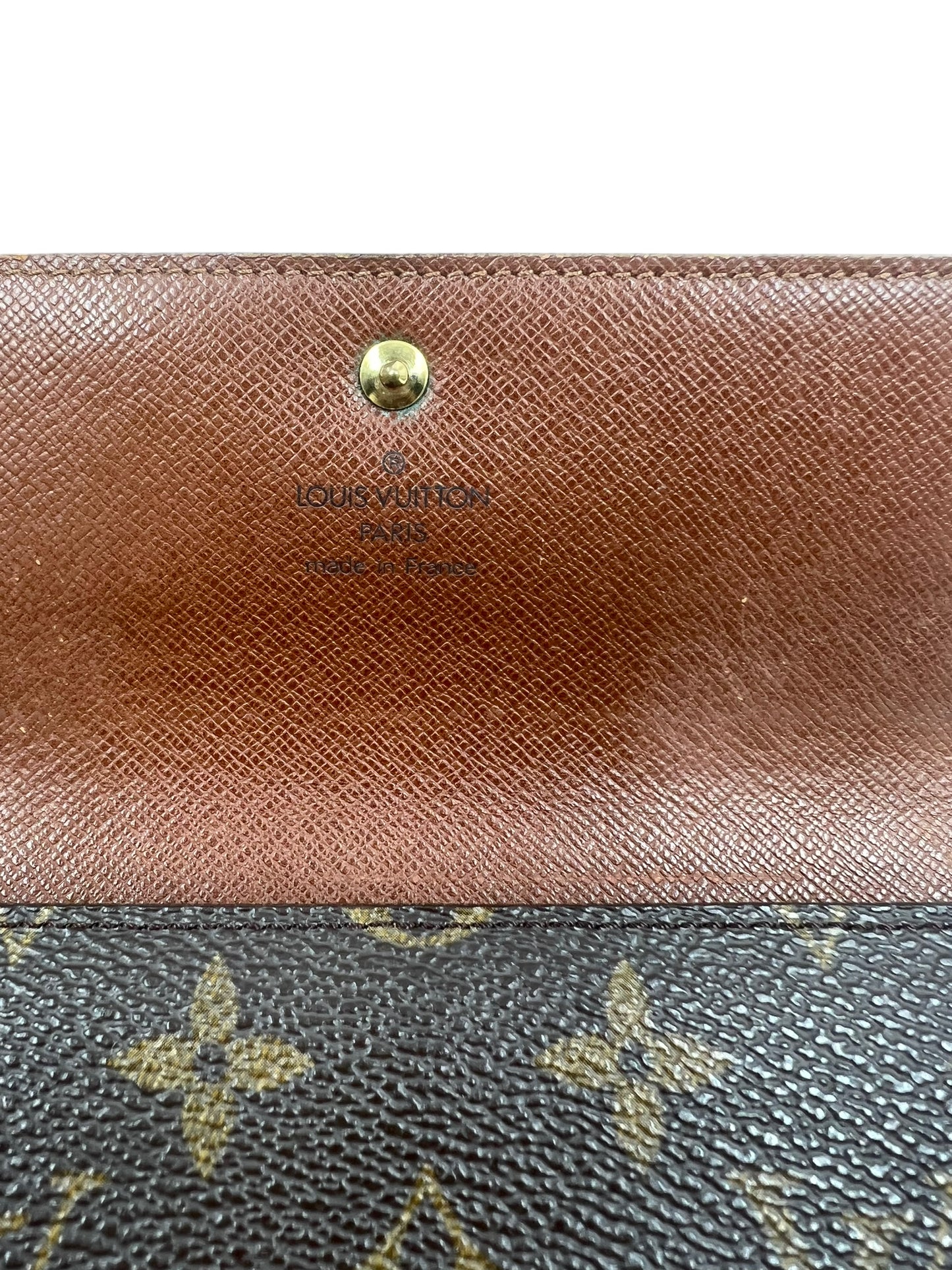 Louis Vuitton Monogram Compact Porte Tresor Etui Papiers Wallet