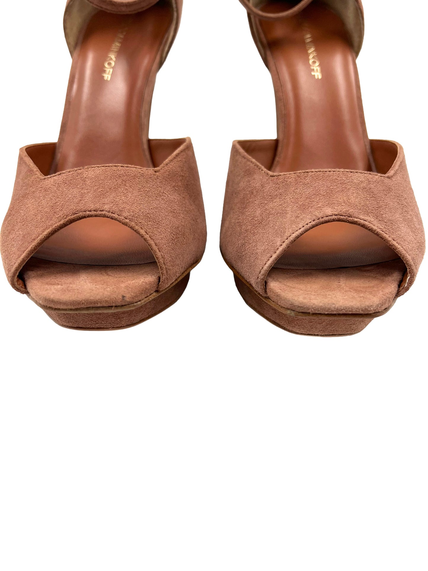 Rebecca Minkoff Size 10 Burnt Sienna Suede 'Ivy' Heels