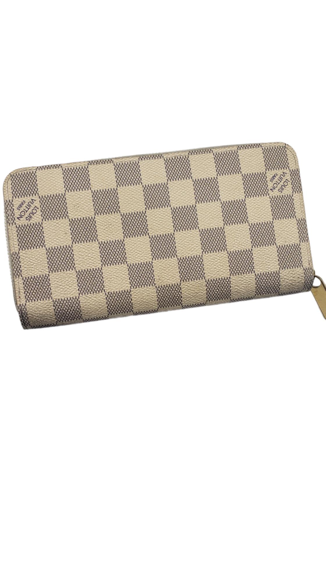 Louis Vuitton Damier Azur Christmas Animation Giraffe Zippy Wallet