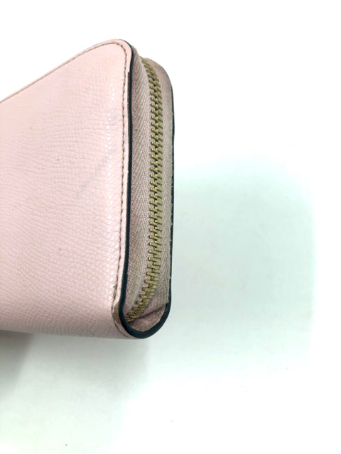 Fendi Peonia Pink Long is Leather Wallet